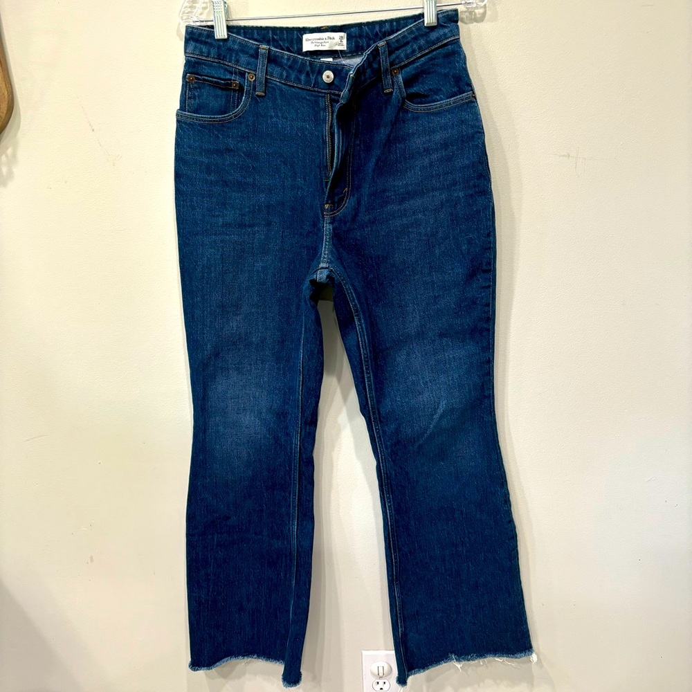 Abercrombie & Fitch The Vintage Flare High Rise Curve Love Jeans Size 29/8R